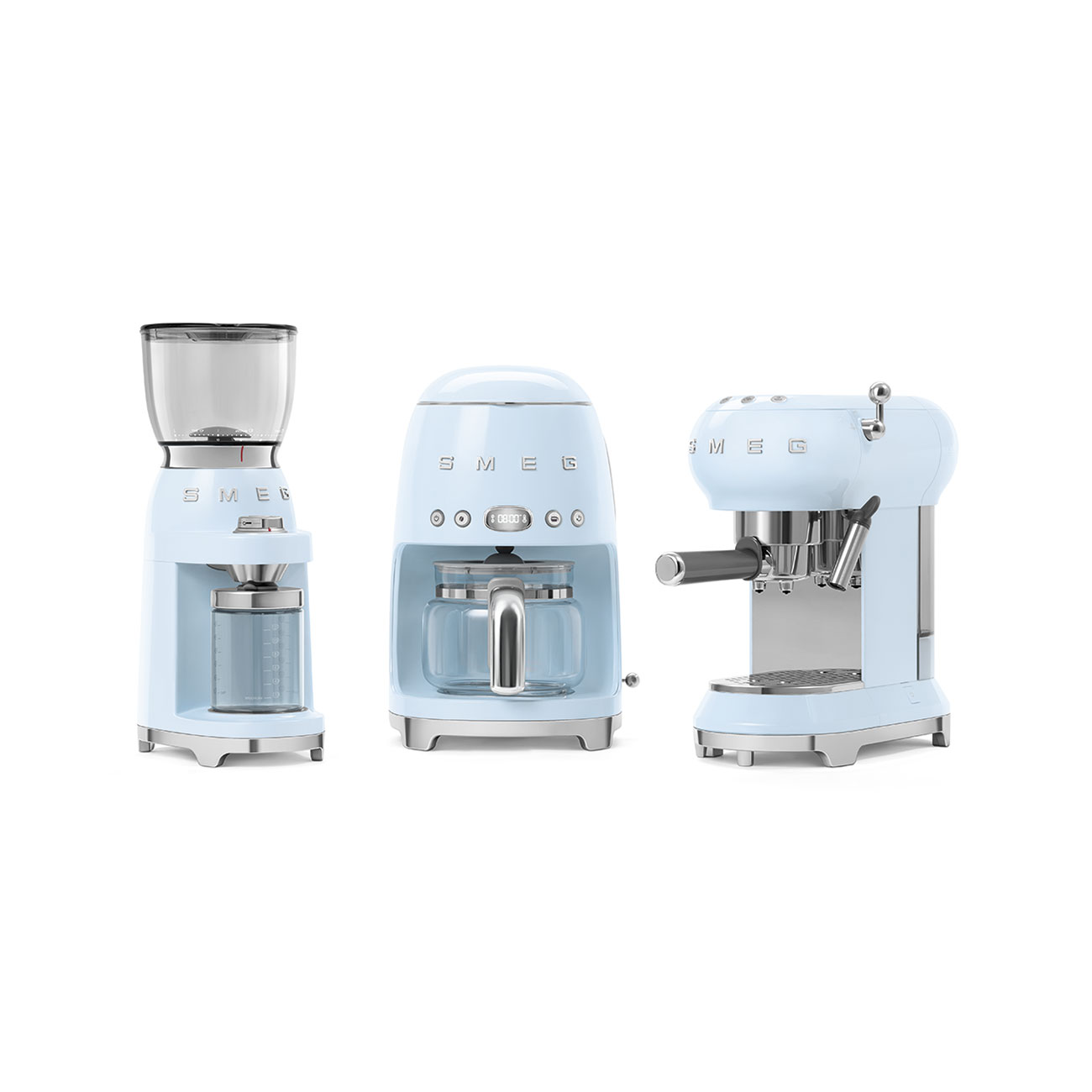 Macinacaffè Azzurro Estetica 50's Style