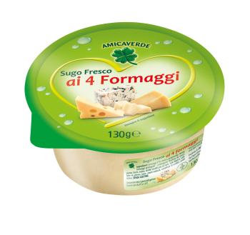 SUGO FRESCO AMICA VERDE  GUSTO 4 FORMAGGI 130g