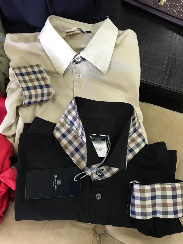 Stock second line Burberry aquascutum London polo shirt