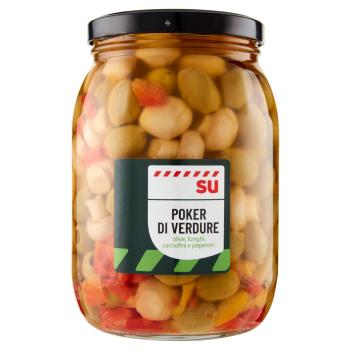 SÙ POKER DI VERDURE IN OLIO DI SEMI DI GIRASOLE 1,45 KG