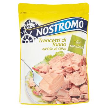 NOSTROMO TRANCETTI DI TONNO ALL'OLIO DI OLIVA 1 KG