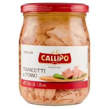 CALLIPO TRANCETTI DI TONNO ALL'OLIO DI OLIVA 550 G