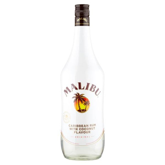 Malibu Caribbean rum with coconut flavour 1 L