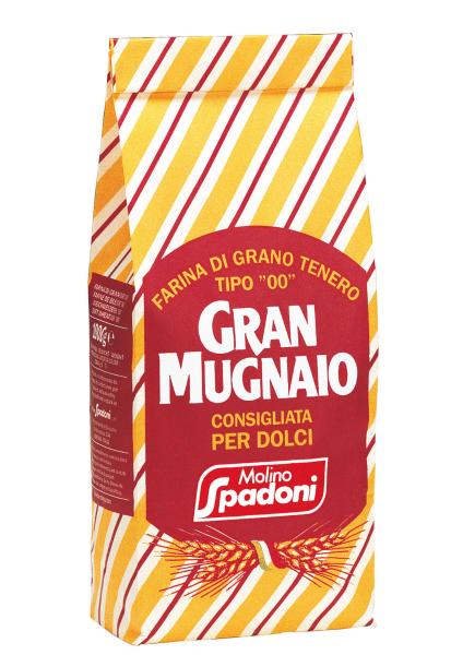 Molino Spadoni Gran Mugnaio Farina di Grano Tenero Tipo "00" Consigliata per Dolci 1000 g