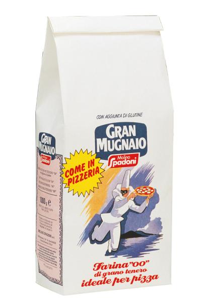 Molino Spadoni farina di grano tenero tipo 00 ideale per pizza kg 1