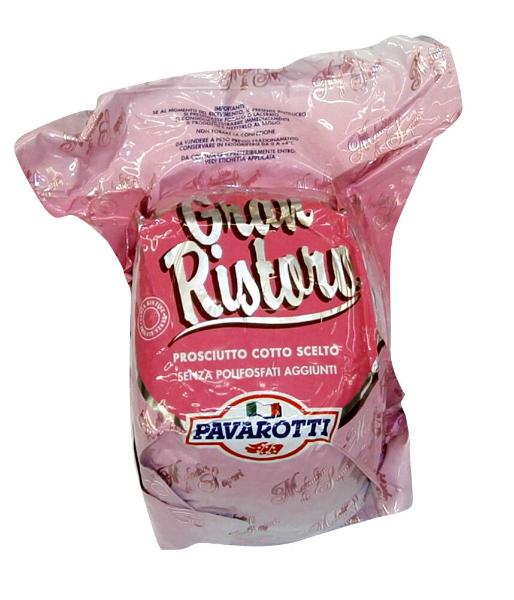 PAVAROTTI Prosciutto Cotto Gran Ristoro Sottovuoto 1/2 Peso medio 4,35 kg