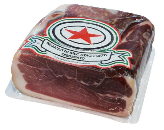 Collina Prosciutto Crudo Mattonella 1/2 Peso medio 1,90 kg