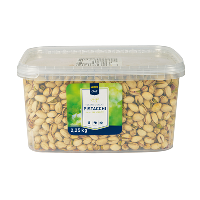 Salted toasted pistachios 1 bucket 2.25 kg