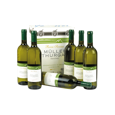 ROCCA SAVINA Müller Thurgau Trentino DOC 12 Flaschen. 375 ml