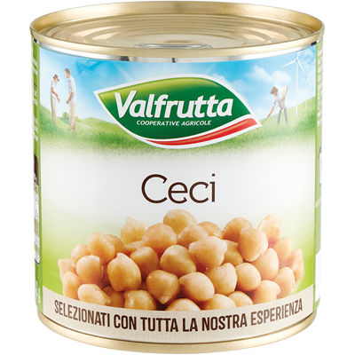 Valfrutta Chickpeas 12 cans 400 g