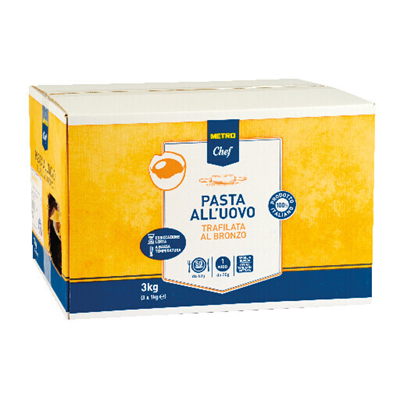 Egg pasta Taglierini 1 pack. 3kg