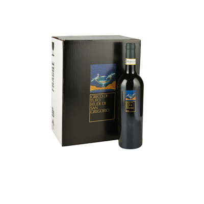 FEUDI DI SAN GREGORIO Griechischer Tuff-Weißwein DOCG 6 Flaschen. 75 cl