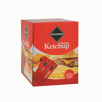 Ketchup in single-dose sachets 1 pack. 1(10 gx 100 sachets) kg