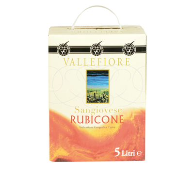 VALLEFIORE Sangiovese Rubicone IGT bag in box 5 litri