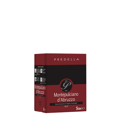 PREDELLA Red Wine Montepulciano d'Abruzzo DOC bag in box 5 litres