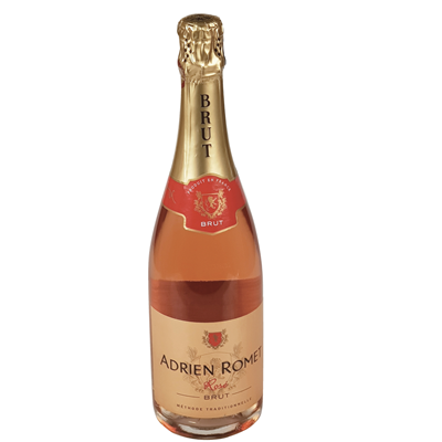 ADRIEN ROMET Sparkling wine Méthode Traditionnelle Brut Rosé 1 bottle 75 cl