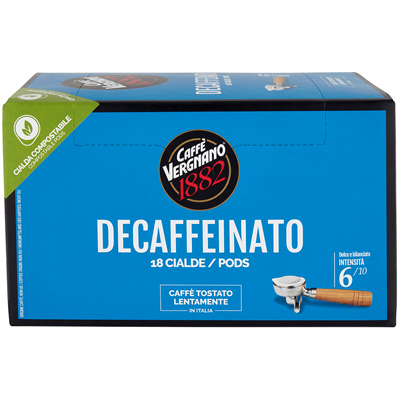 Caffe' decaffeinato in cialde VERGNANO conf. pezzi 18