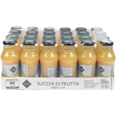 RIOBA Succo e polpa di Pera 24 bott. VAP 20 cl In sconto