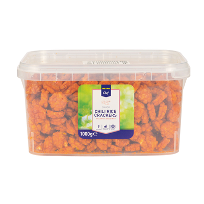 Spicy rice crackers 1 bucket 1 kg