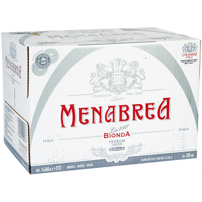 MENABREA Birra Lager 15 bott. VAP 66 cl