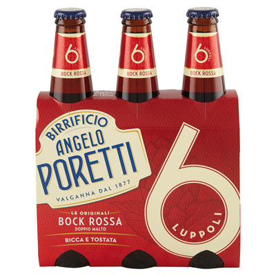 PORETTI 6 LUPPOLI Birra 24 bott. VAP 33 cl