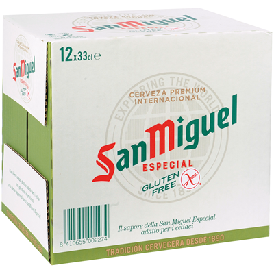 SanMiguel Birra senza glutine 12 bott. VAP 33 cl