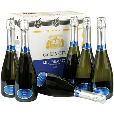 CA' ERNESTO Spumante Brut Millesimato 6 bott. 75 cl