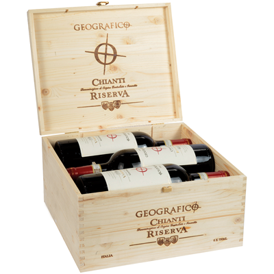 GEOGRAPHIC Red Wine Chianti Riserva 6 bottles. 75 cl