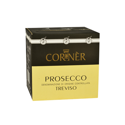 CORNER Prosecco Treviso DOC Schnur 6 Flaschen. 75 cl