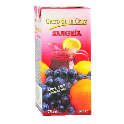 CERRO DE LA CRUZ Sangria 1 brik litri 1