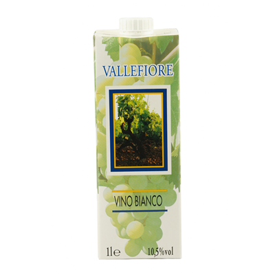 VALLEFIORE White wine 10 brik 100 cl