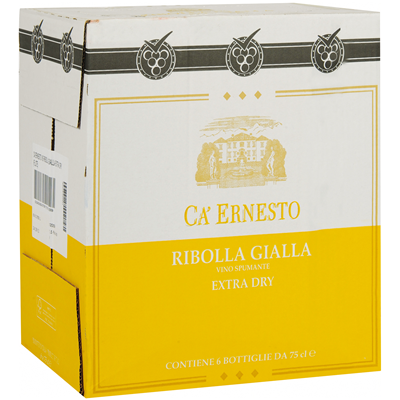 CA' ERNESTO Spumente ribolla extra dry 6 bott. 75 cl