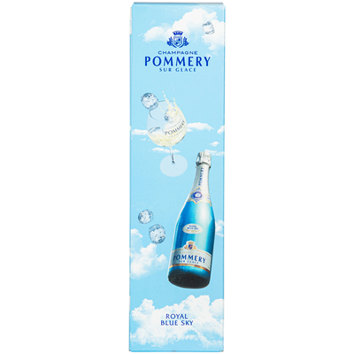 POMMERY Champagne demi sec Blue sky sur glace bott. 75 cl