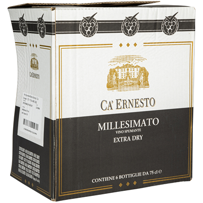 CA' ERNESTO Spumante millesimato Extra dry 6 bott. 75 cl