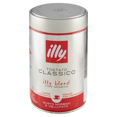 illy Caffe' tostato classico macinato per espresso 1 latta 250 g