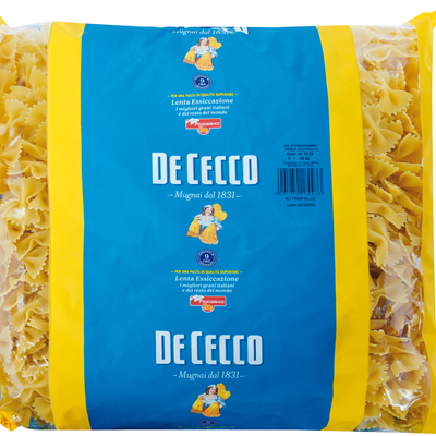 DE CECCO Farfalle Grießnudeln Nr. 93 1 Packung. 3kg