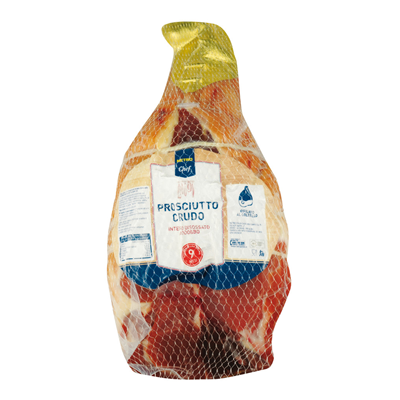 Raw ham decorated without bone from the supply chain 6.5 kg